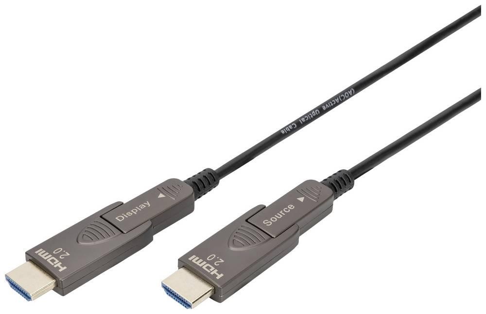 Digitus 4K - HDMI AOC Hybrid Fiber Optic Cable with 20m removable