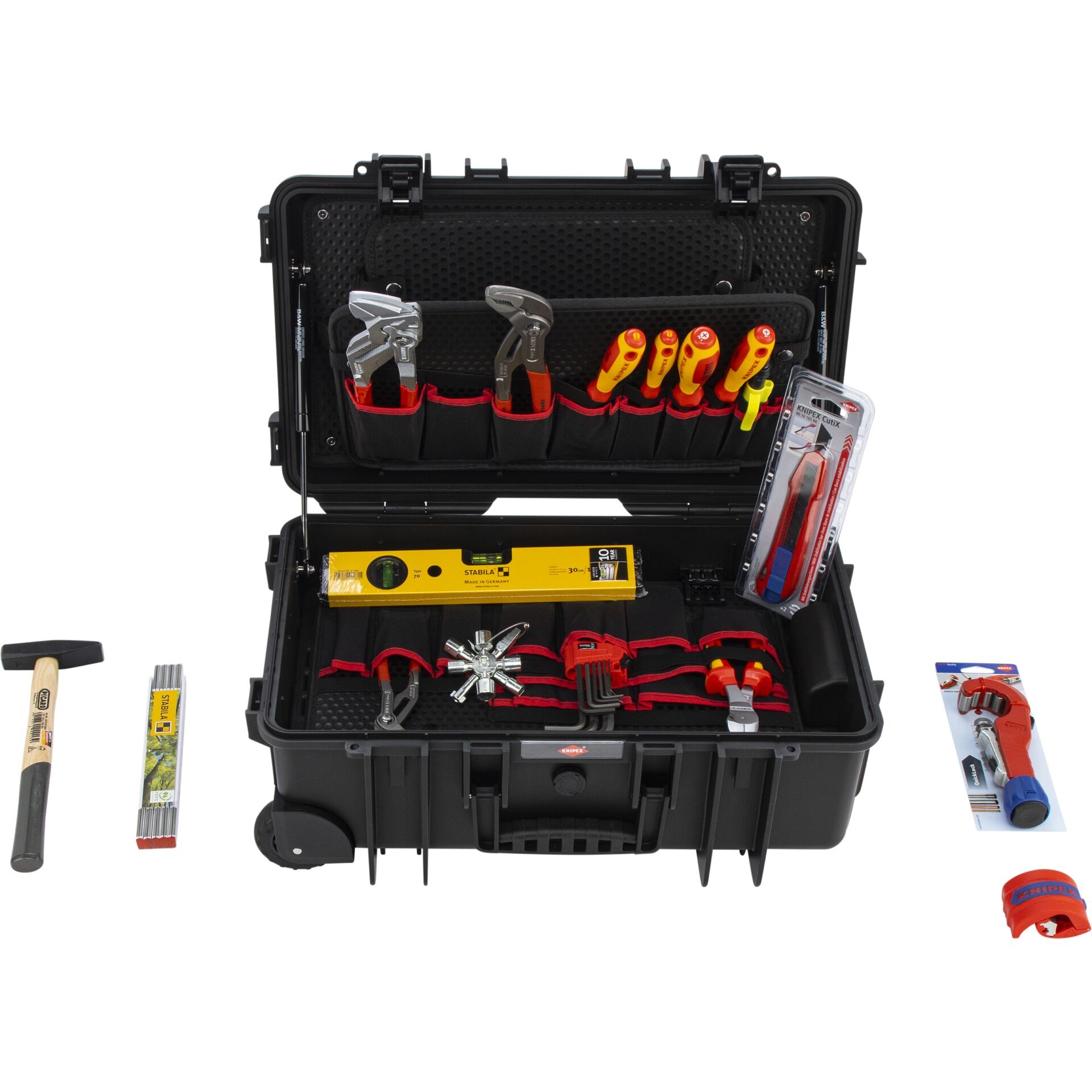 KNIPEX Werkzeugsuitcase Robust26 Move Sanitaer