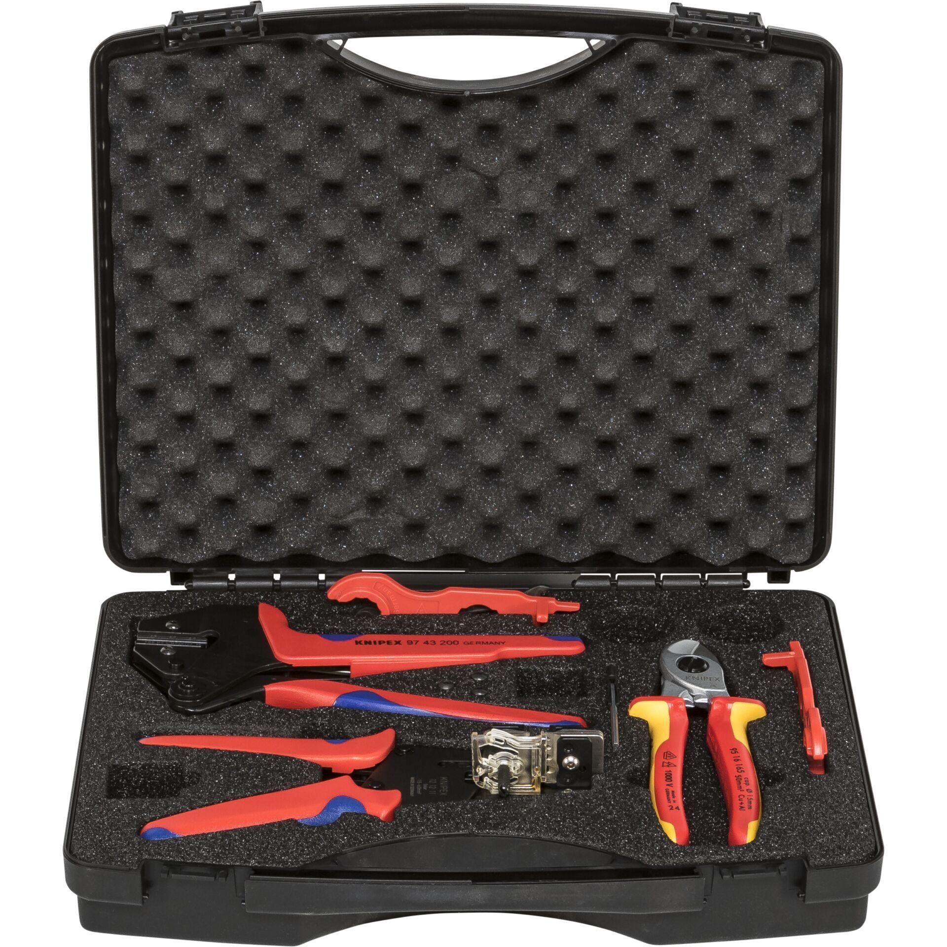 Knipex 97 91 04 V01 Werkzeugkoffer für Photovoltaik
