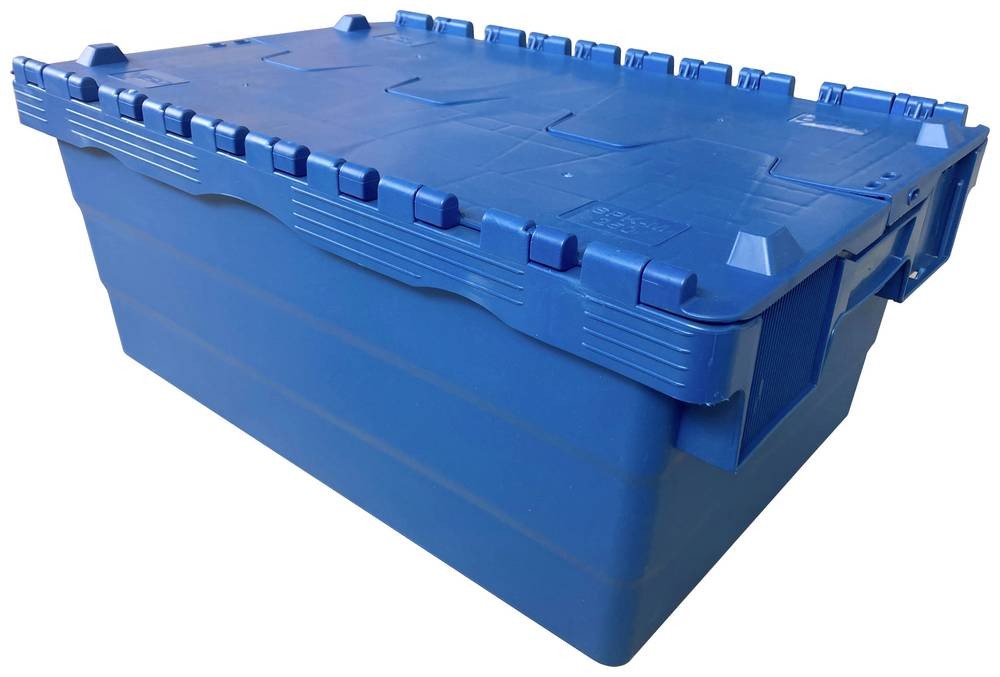 VISO DSW5527 Klappdeckelbox (B x H x T) 400 x 320 x 300mm Blau 1St.