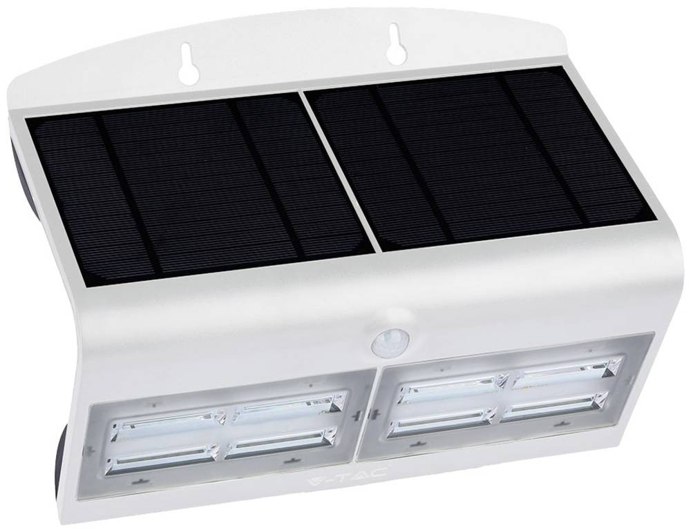 V-TAC 8278 VT-767-7-W Solar-Wandlampe LED 7.00W white, black