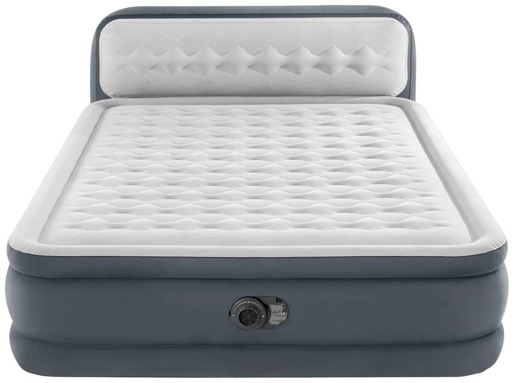 Intex DuraBeam Ultra Plush Headboard Double mattress Light grey