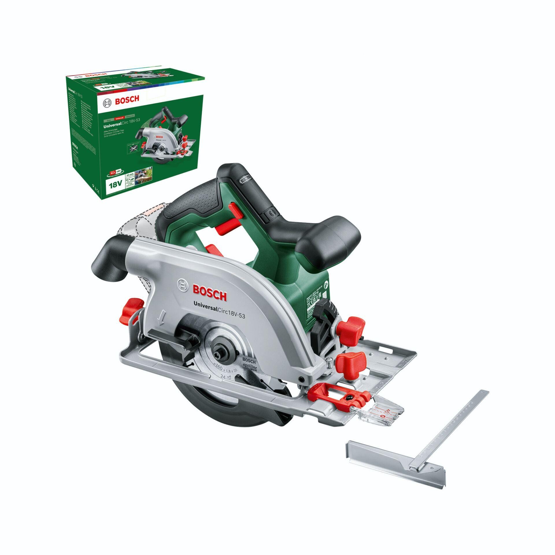 Bosch Home and Garden Universal Circ 18V-53 Akku-Handkreissäge