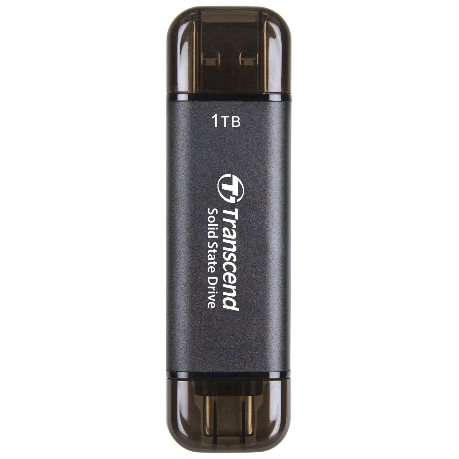 Transcend ESD310C 1 TB Nero - Transcend ESD310C, 1 TB, Da USB tipo A