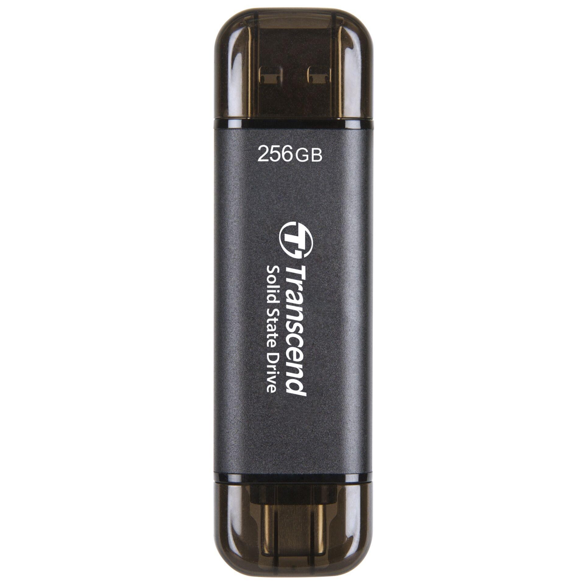 Transcend ESD310C Technologie Thunderbolt 256 Go USB Type-A vers USB