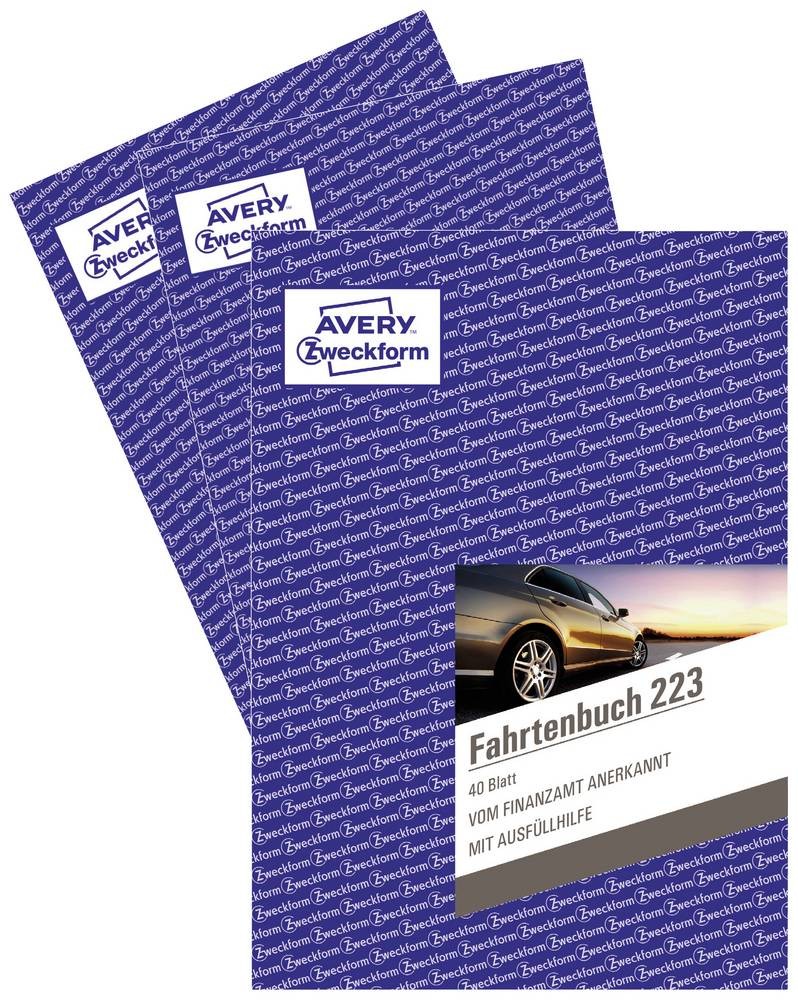 Avery-Zweckform 223-3 DIN A5 Fahrtenlibro Anzahl der Blätter: 40