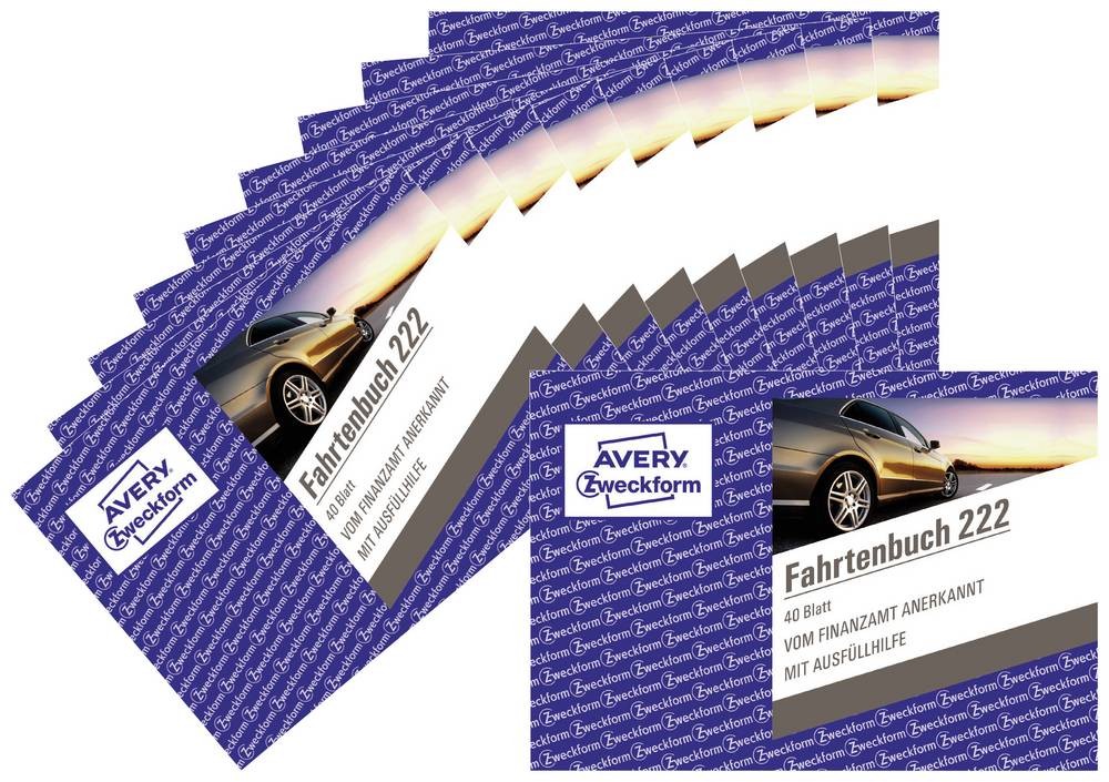 Avery-Zweckform 222-10 DIN A6 quer Fahrtenbuch Anzahl der Blätter: