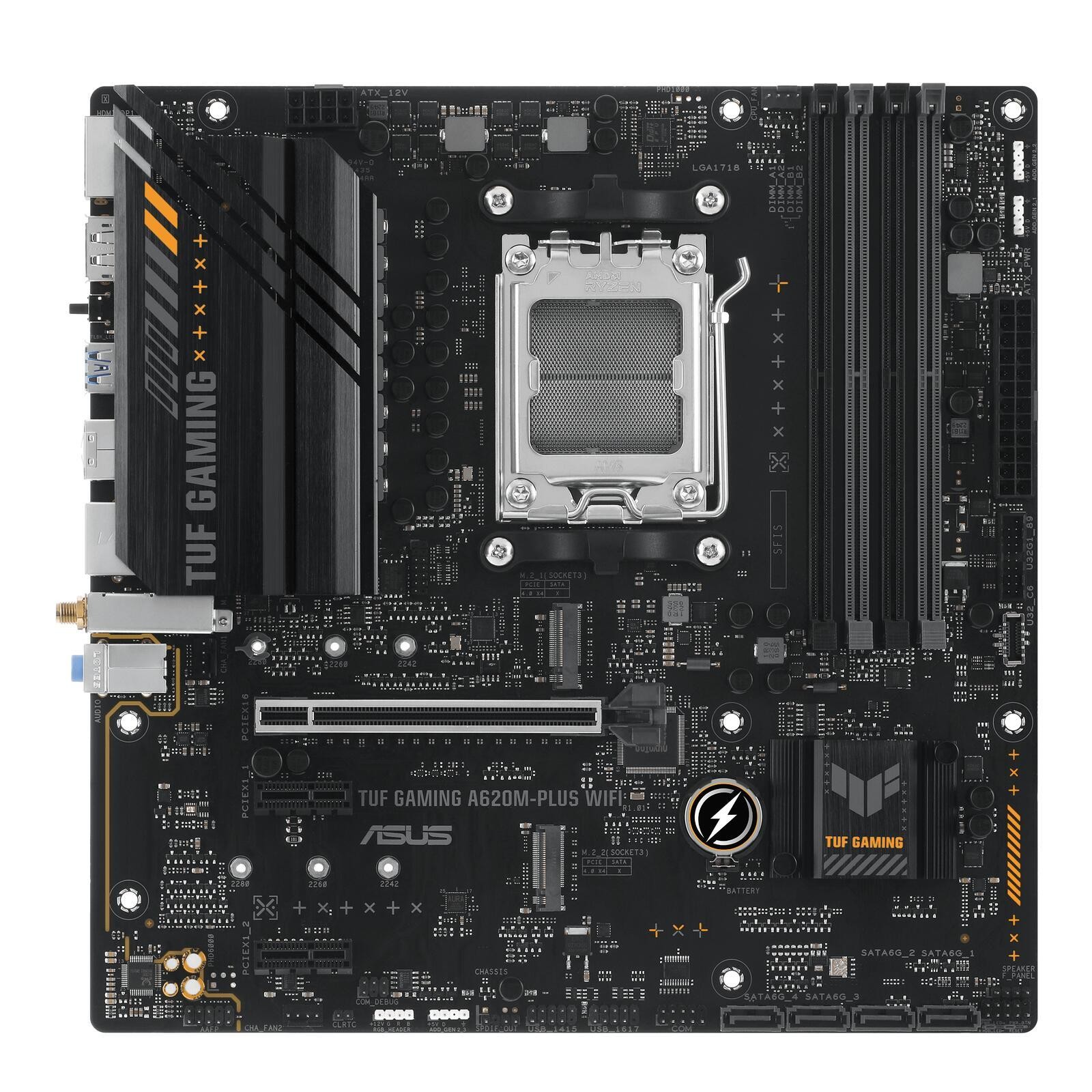 ASUS TUF GAMING A620M-PLUS WIFI AMD A620 Socket AM5 micro ATX - ASUS