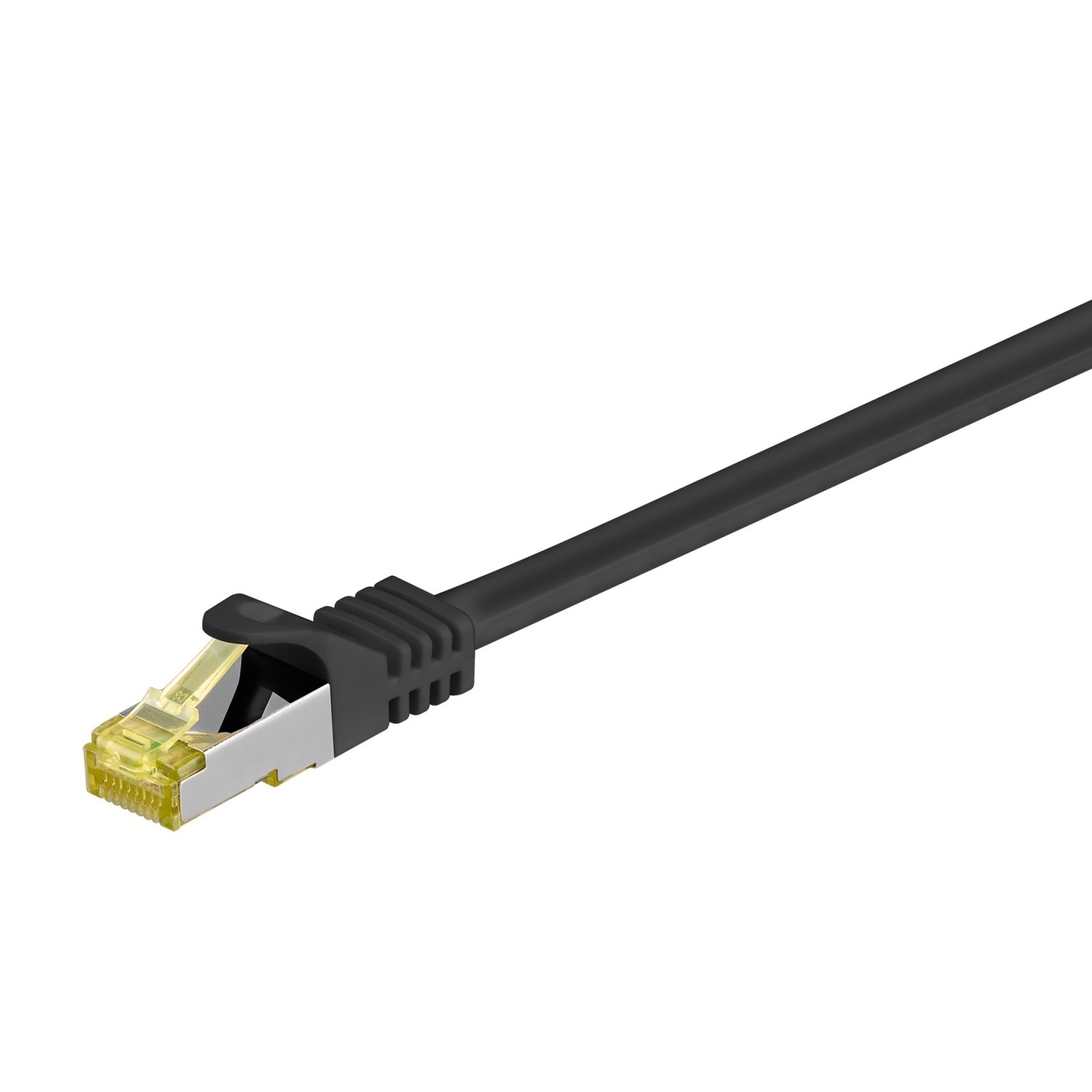 Goobay RJ45 Patch Cord CAT 6A S/FTP (PiMF), 500 MHz, with CAT 7 Raw