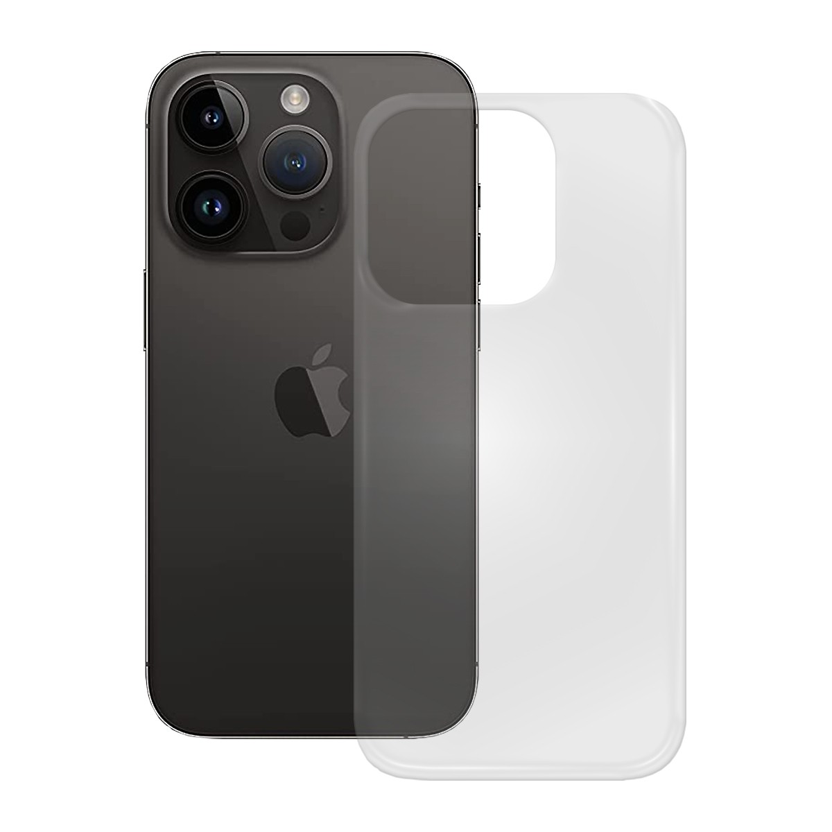 PEDEA All-in-One Set für das iPhone 14 Pro inkl. TPU Case,