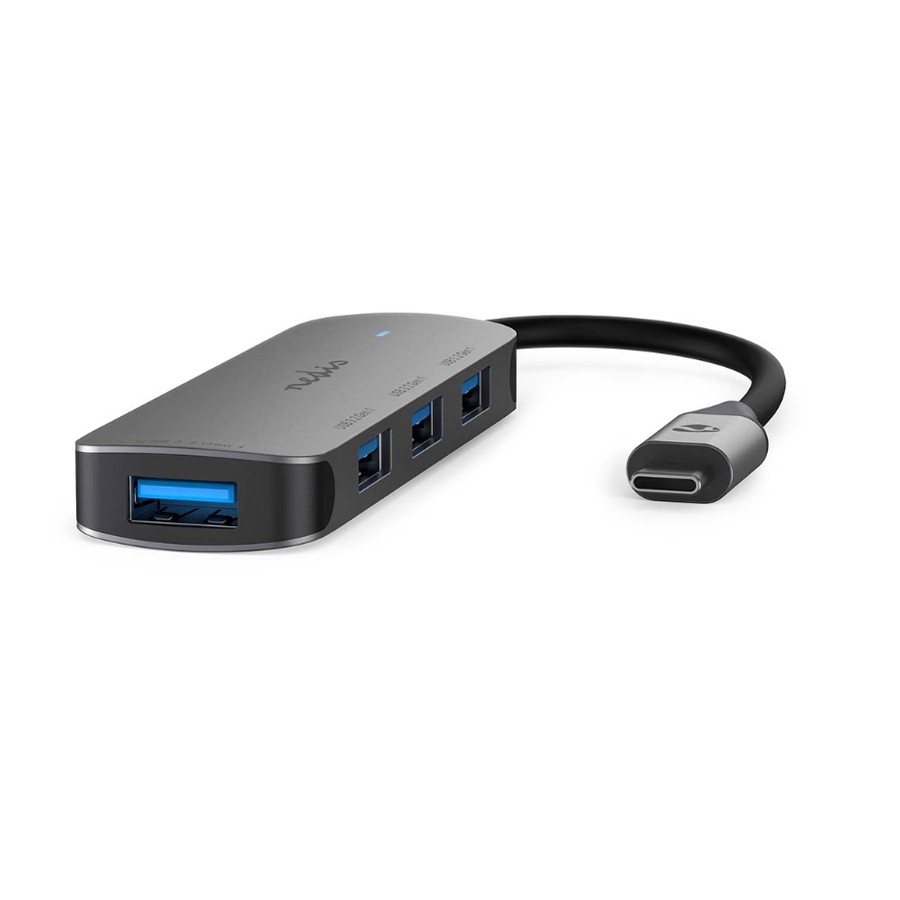 Nedis CCGB64220GY01 hub di interfaccia USB 3.2 Gen 1 (3.1 Gen 1) Type-