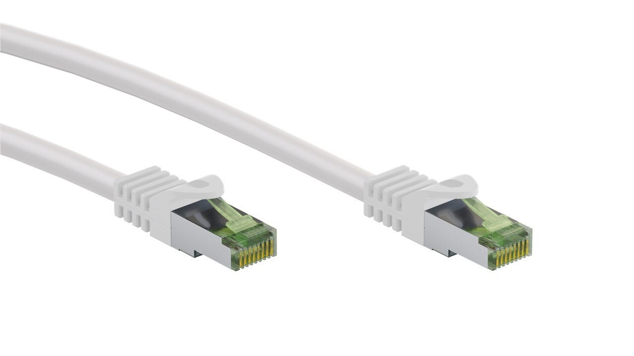 Goobay 61110 cavo di rete Bianco 15 m Cat8.1 S/FTP (S-STP) - Goobay