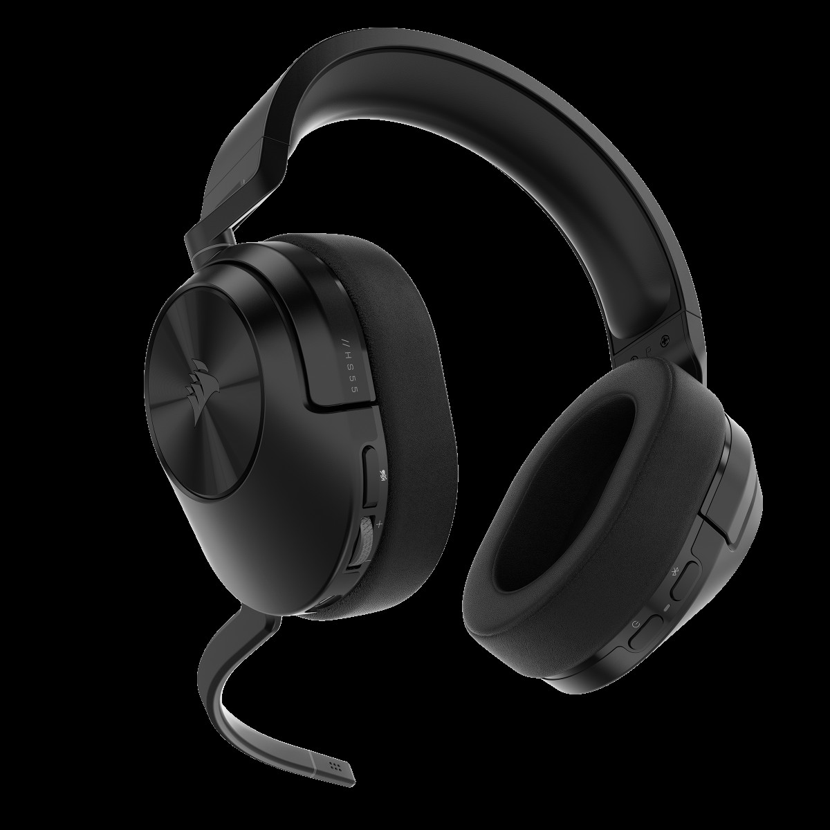 thumbnail image 2 of Corsair HS55 Wireless Gaming Headset - Black, Bluetooth/RF, Up To 50ft Range, Like New (Open Box) 2 of 6