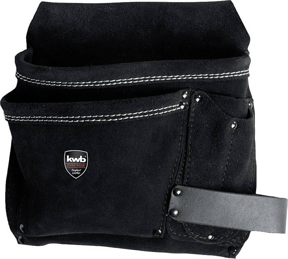 kwb 906510 tool belt - kwb 906510, Waist tool belt, Black, Leather, 5
