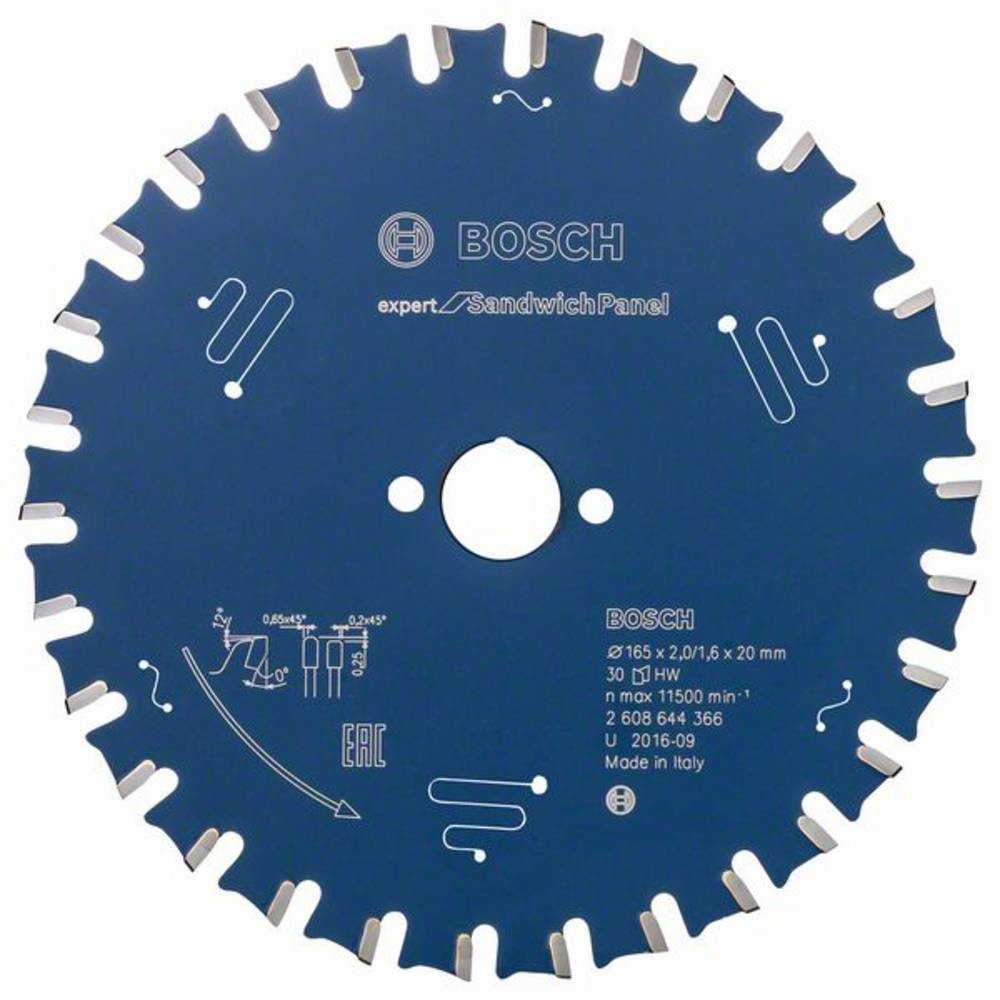 Bosch Accessories Expert for Sandwich Panel 2608644366 saw blade 165