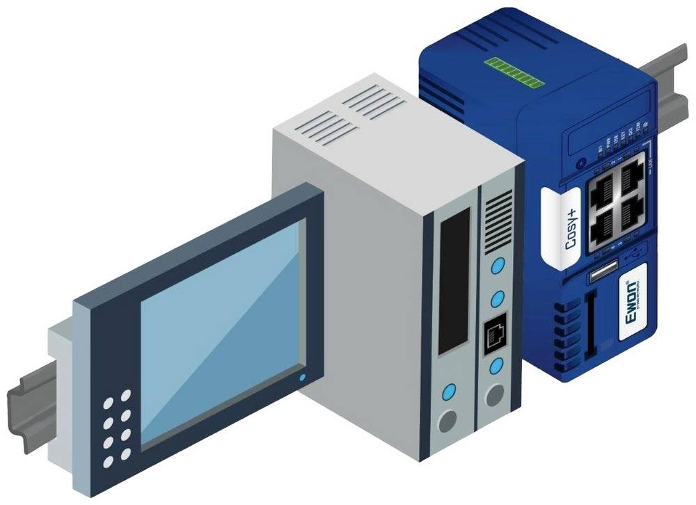 Ewon EC7133L_00MA gateway/controller - Ewon EC7133L_00MA, Blue,