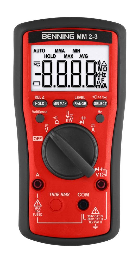 Benning MM 2-3 Hand-Multimeter digital CAT III 600 V, CAT IV 300V