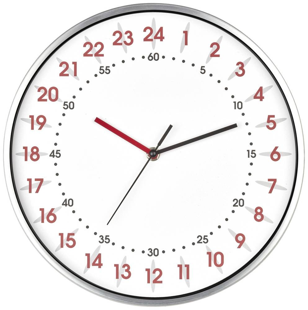 TFA Dostmann 60.3069.02 Quarz wall clock 30.4mm x 48mm Aluminium