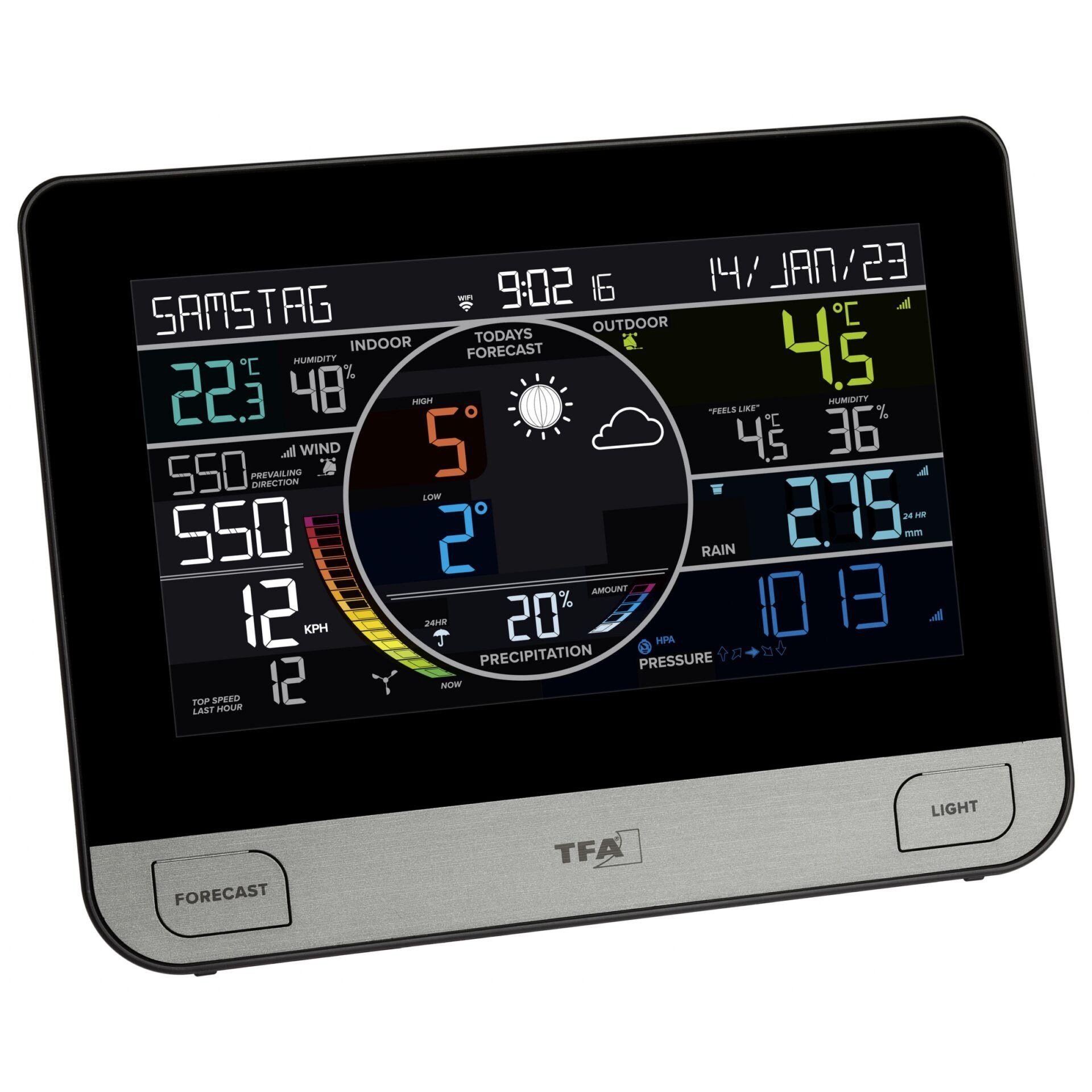 TFA-Dostmann View Pro Nero DC/Batteria Wi-Fi - TFA-Dostmann View Pro,