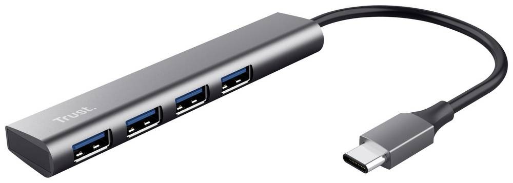 Trust Halyx USB 3.2 Gen 1 (3.1 Gen 1) Type-A 5 Mbit/s Grey - Trust