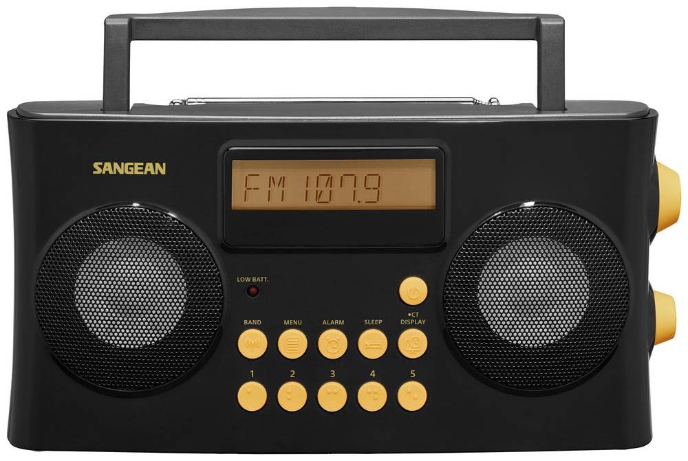 Sangean PR-D17 Taschenradio UKW, AM, FM AUX Sprachausgabe, Fühlbare
