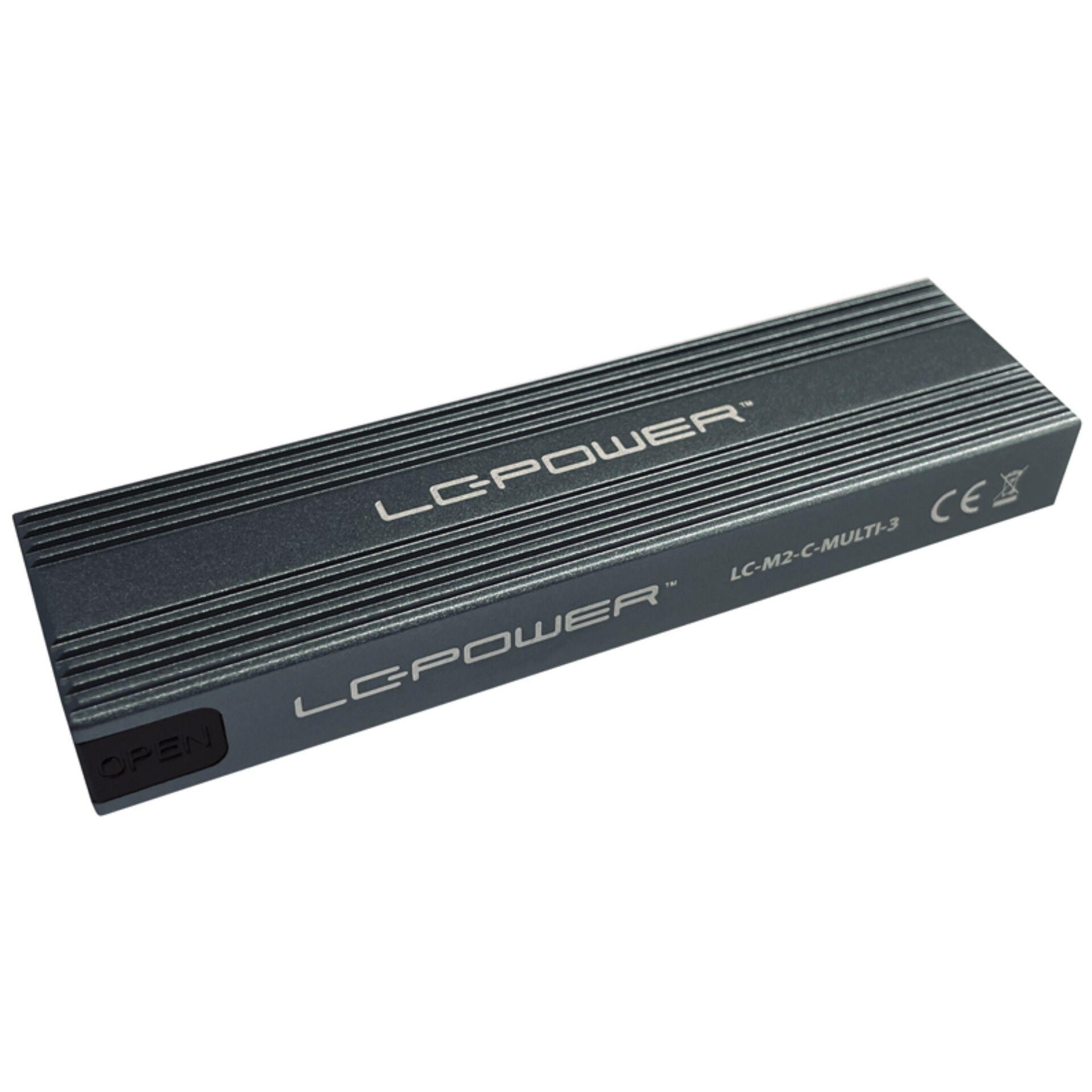 LC-Power LC-M2-C-MULTI-3 storage drive enclosure SSD enclosure