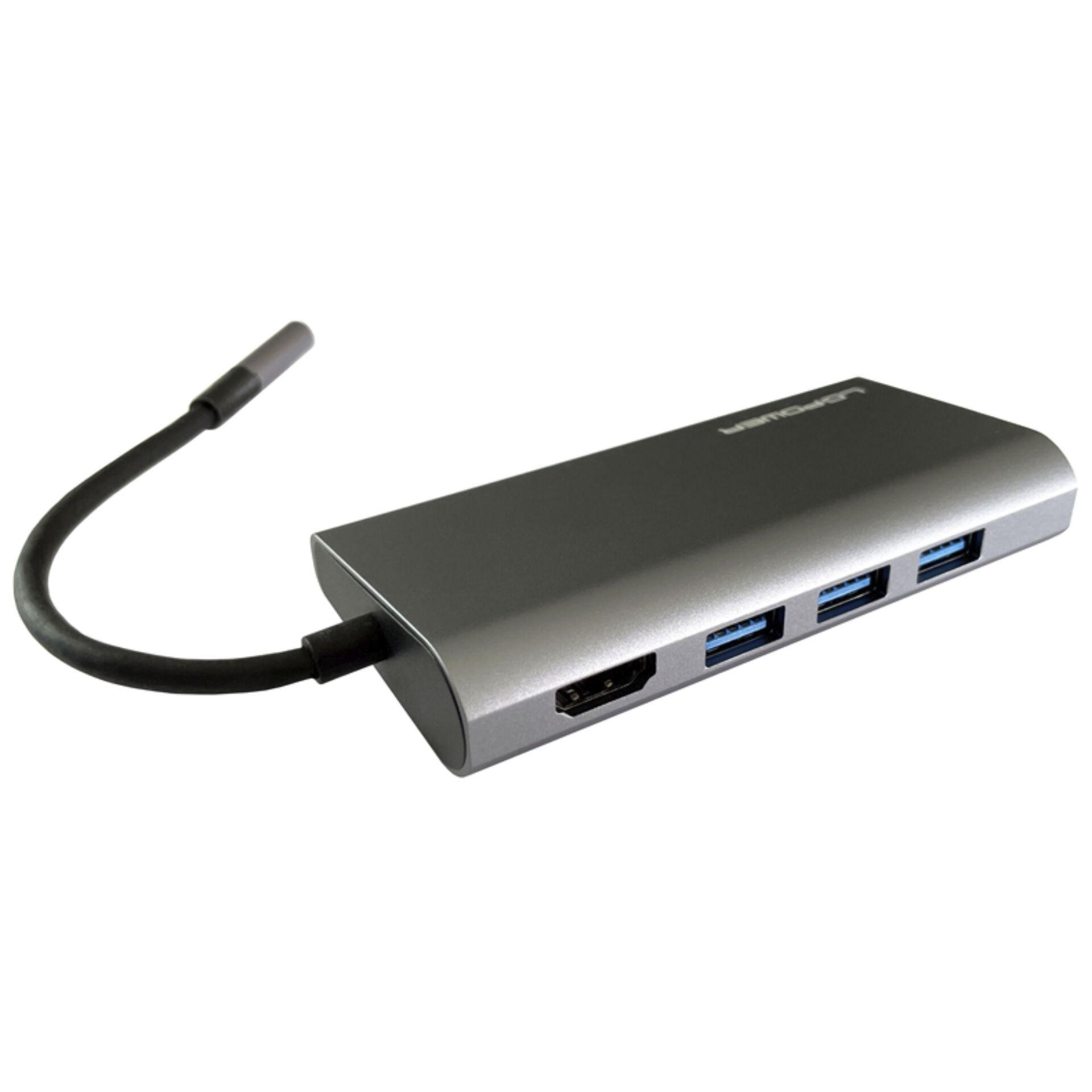 LC-Power LC-HUB-C-MULTI-5 laptop dock/port replicator Wired USB 3.2