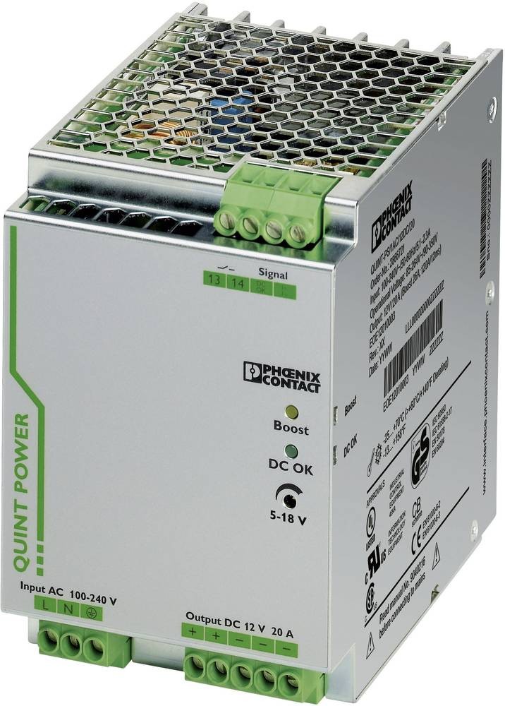 Phoenix Contact 2866721 Hutschienen-Netzteil (DIN-Rail) 12 V/DC 20A