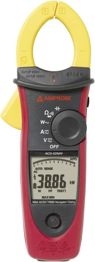 Beha Amprobe ACDC-52NAV Hand-Multimeter, Stromzange digital CAT III