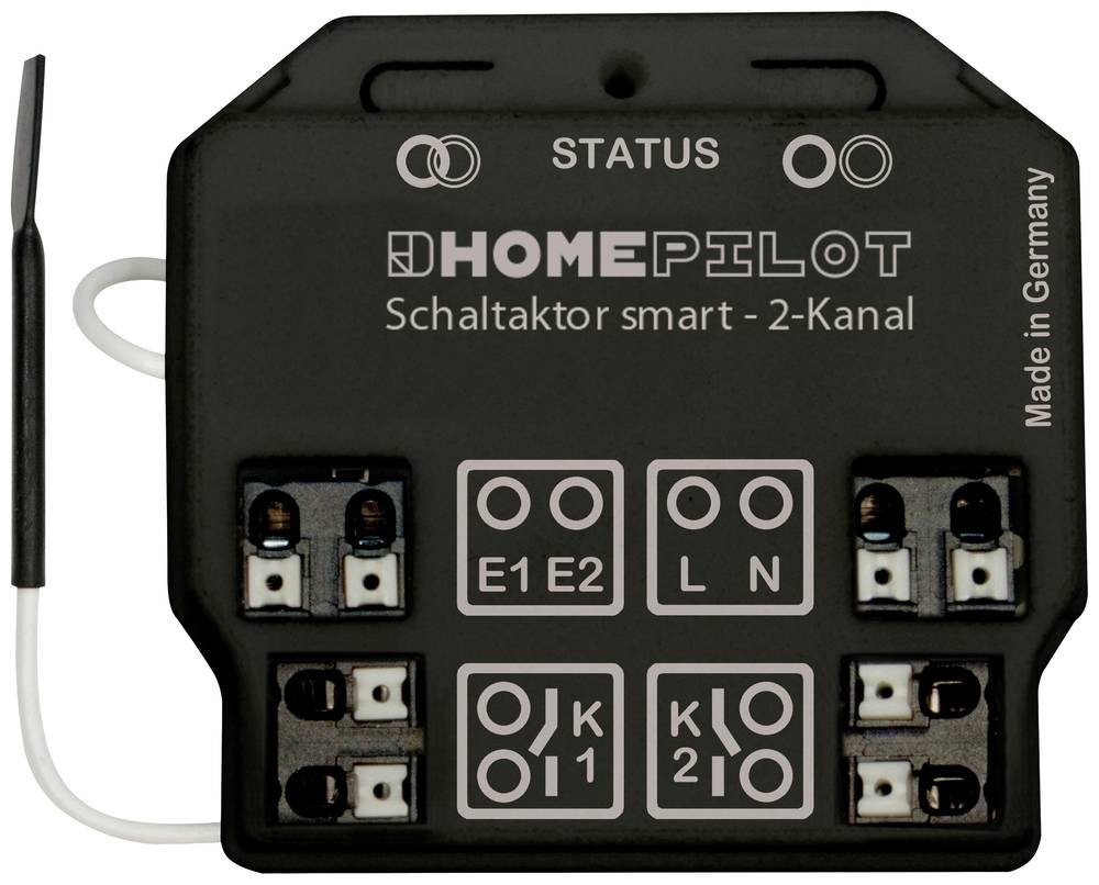 HOMEPILOT 11941002 2-voie Funk Schaltaktor Installation cachée