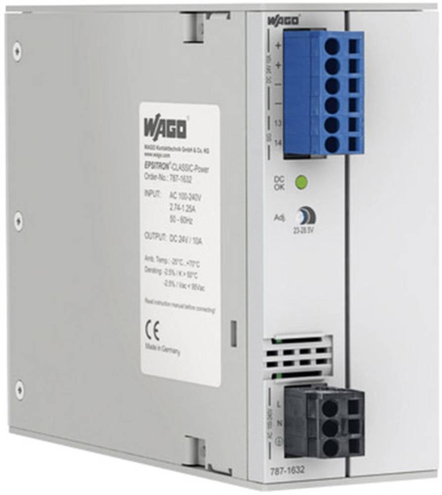Wago 787-1631 power supply unit 180 W Grey - Wago 787-1631, 180 W, 85