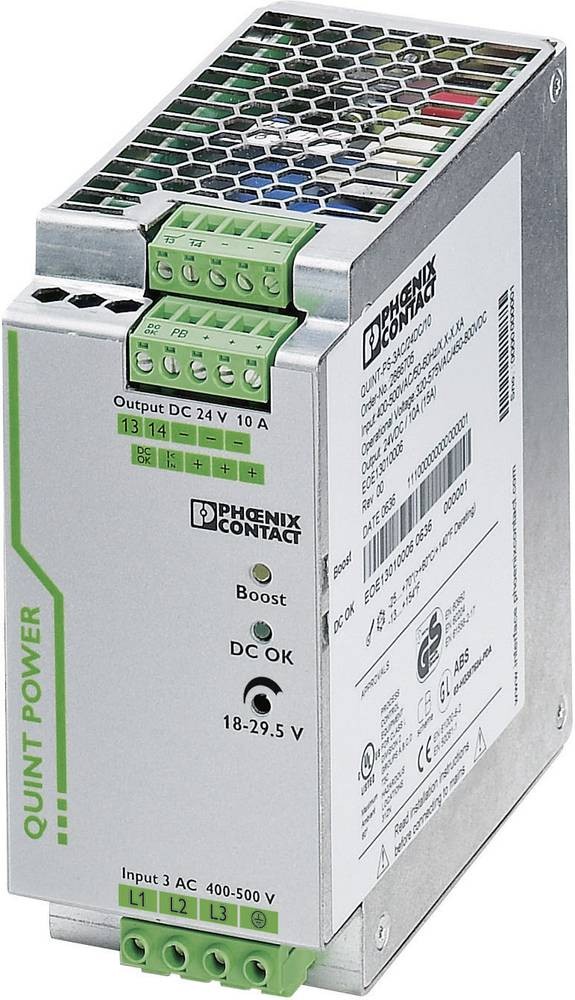 Phoenix Contact QUINT-PS/3AC/24DC/10 power supply unit 240 W Grey -