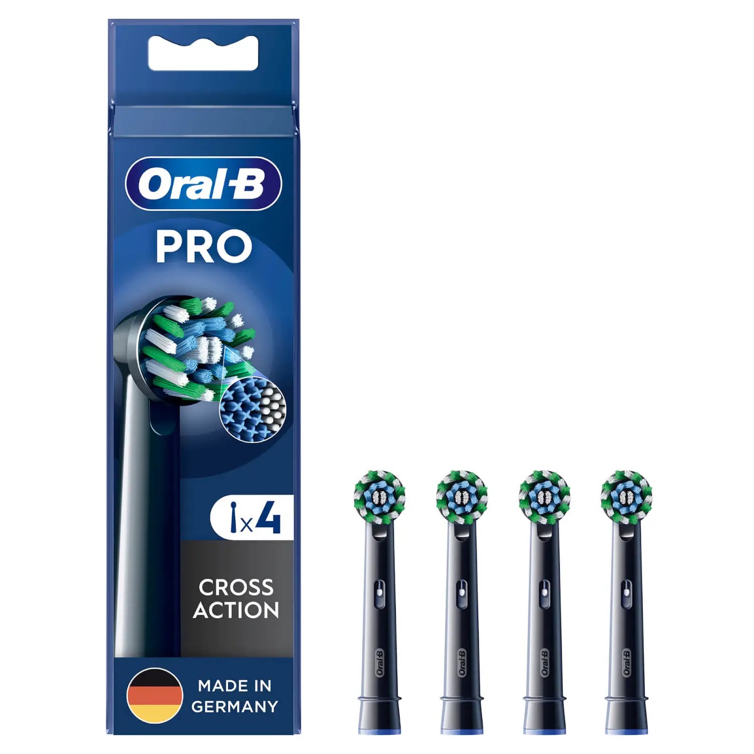 Oral-B CrossAction 4 pc(s) Black - Oral-B CrossAction , 4 pc(s),