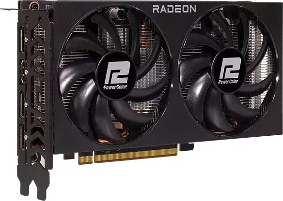 PowerColor AMD Radeon RX 7600 8GB（AMD Radeon RX 7600 XT to