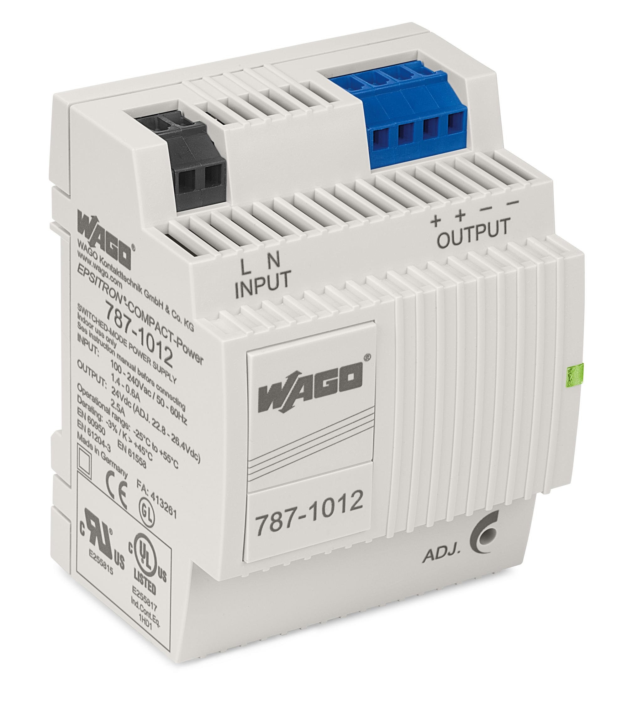 Wago 787-1012 unité d'alimentation d'énergie 60 W Gris - Wago 787-