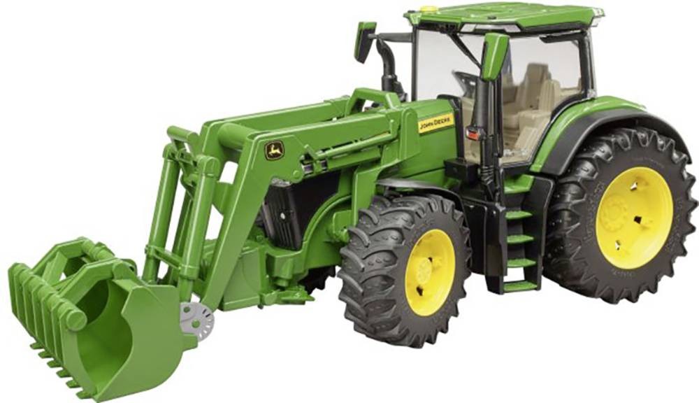 BRUDER Tracteur John Deere 7R 350 avec fourche - BRUDER Tracteur John