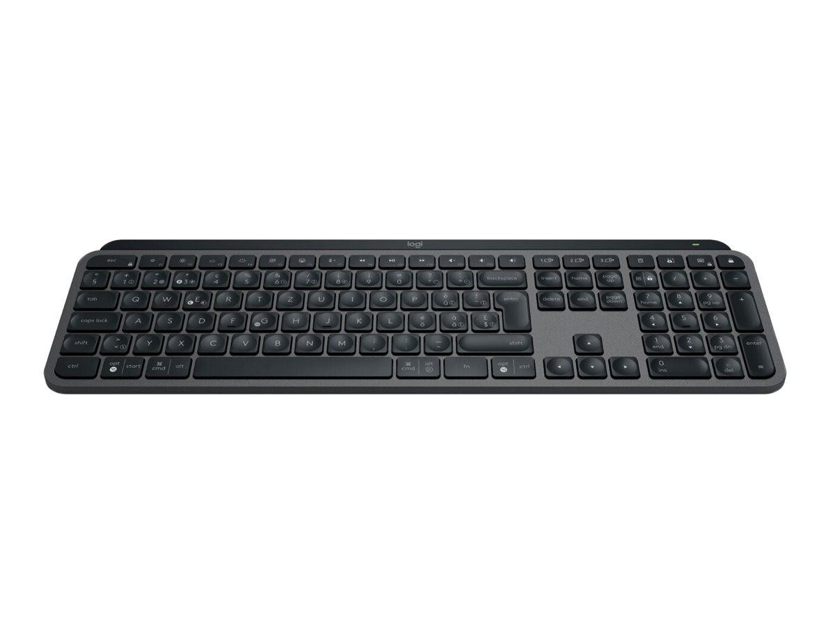 Logitech MX Keys S PLUS PALMREST Bluetooth Tastatur Deutsch, QWERTZ
