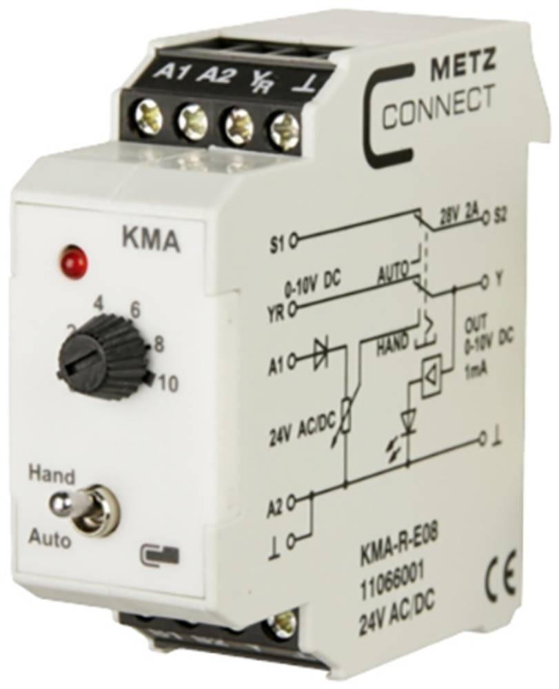 Analogwert-Geber 24, 24 V/AC, V/DC (max) Metz Connect 11066001 1 St.