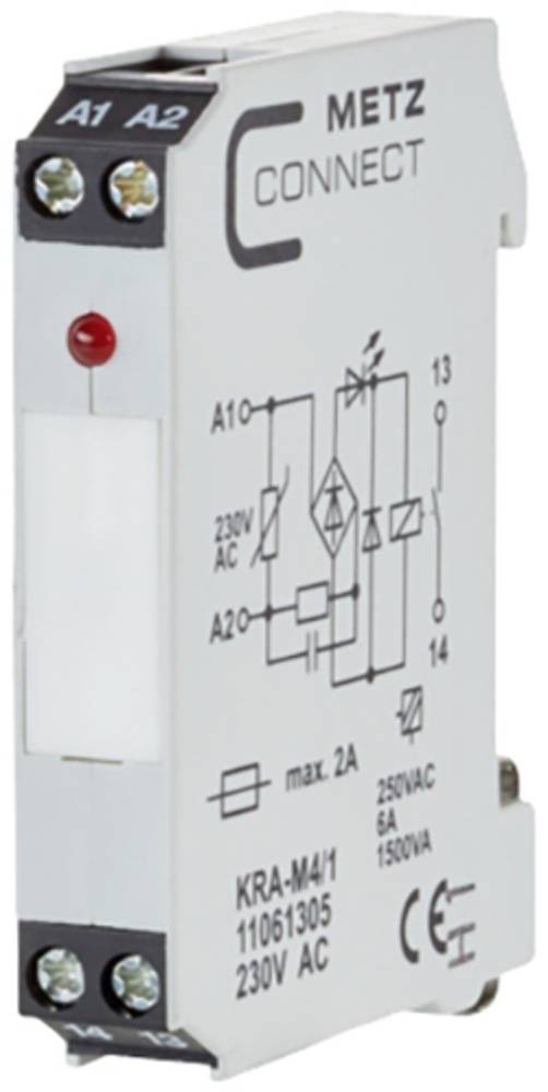 Koppelbaustein 230 V/AC (max) 1 Schließer Metz Connect 11061305 1 St.