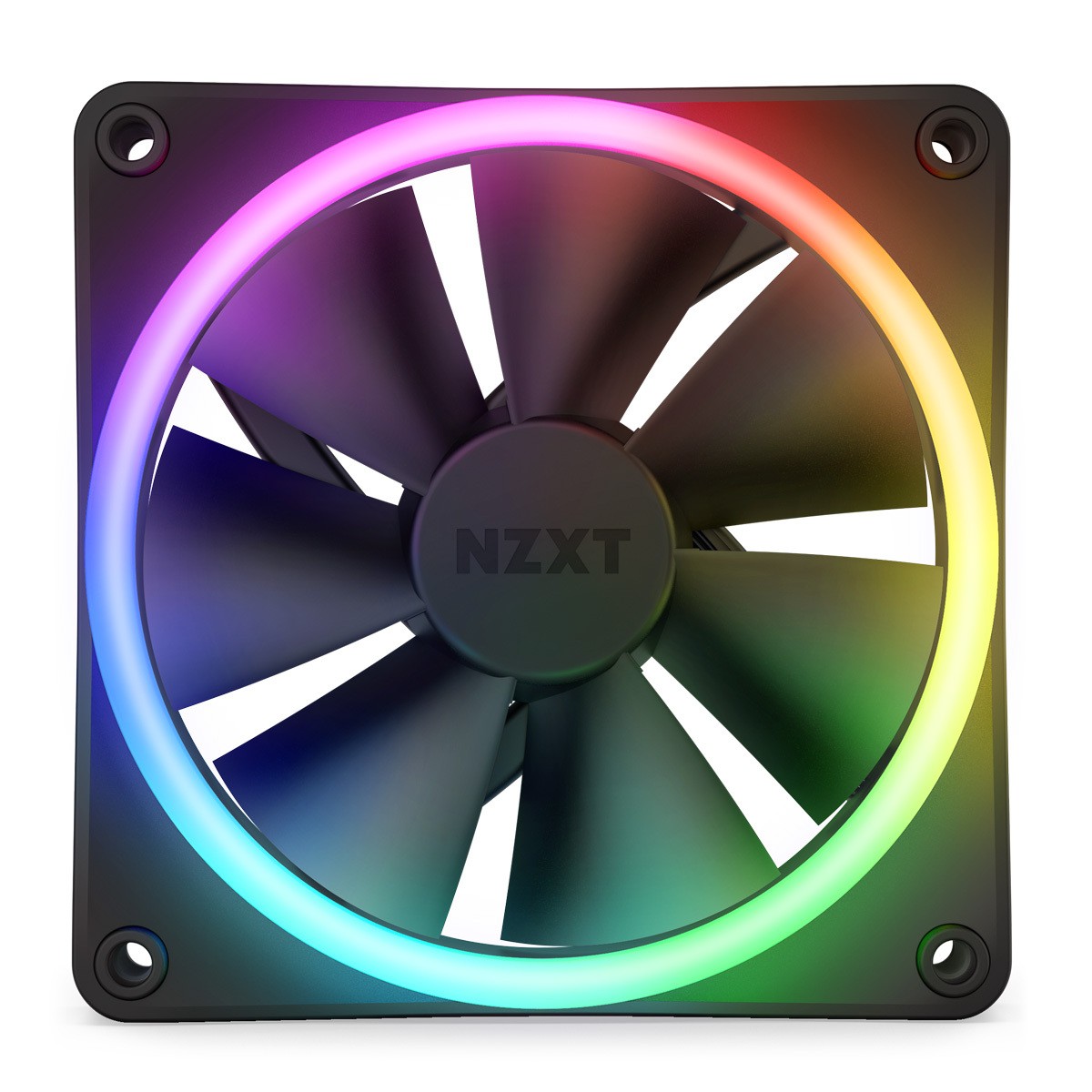 NZXT F120 RGB DUO Triple Pack Boitier PC Ventilateur 12 cm Noir 3 piè
