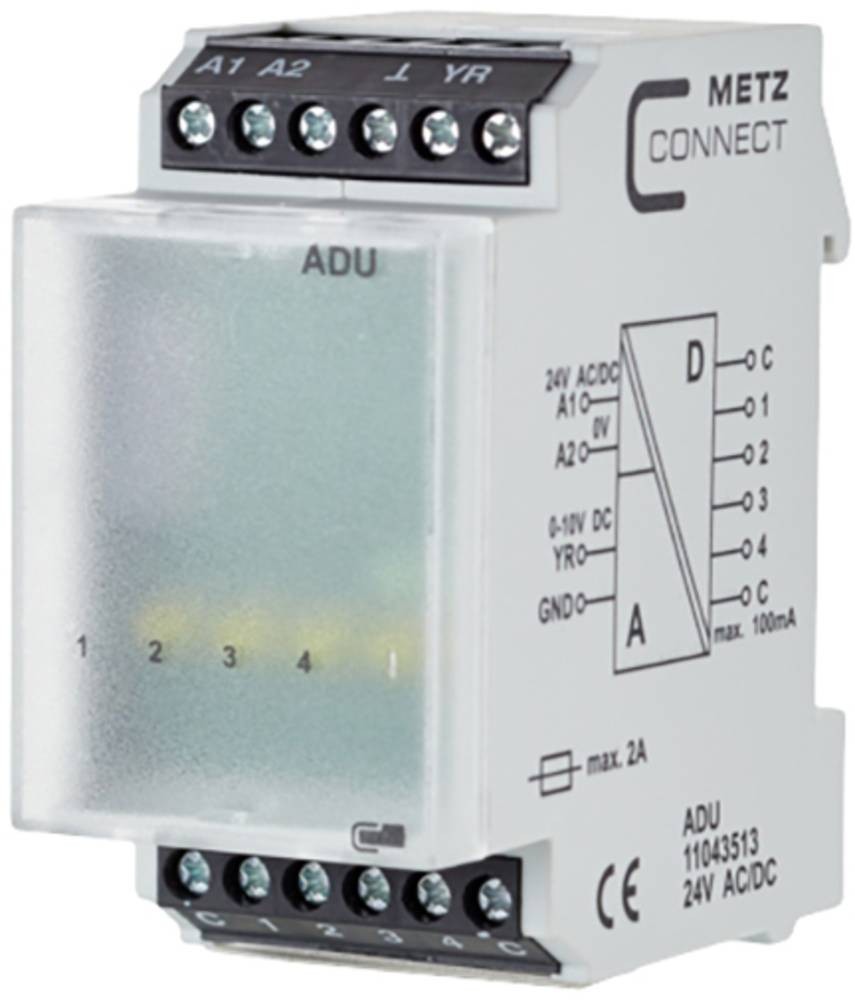 Analog-Digital-Wandler 24, 24 V/AC, V/DC (max) Metz Connect 11043513