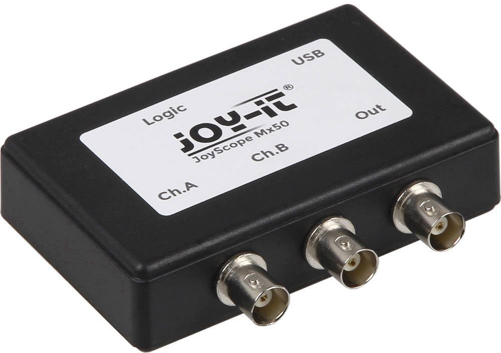 Joy-it JT-ScopeMega50 USB-Oszilloskop 15MHz 2-Kanal, 16-Kanal 8 Bit