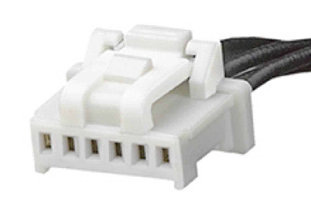 Molex Buchsengehäuse-Kabel Polzahl Gesamt 6 Rastermaß: 1mm