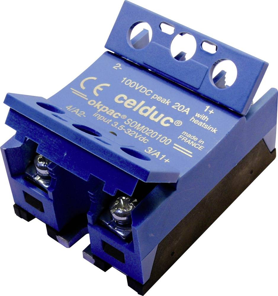 Celduc Halbleiterrelais SOM020100 20A Schaltspannung (max.): 60 V/AC,