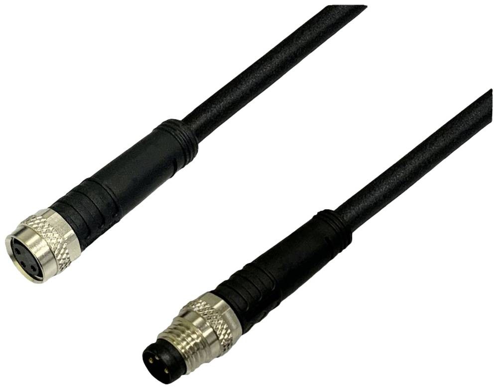BKL Electronic 2700004 Sensor-/Aktor-Anschlussleitung M8 Kupplung,
