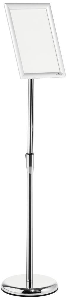 Durable 479823 support de panneau et stand d'information A4 Aluminium,