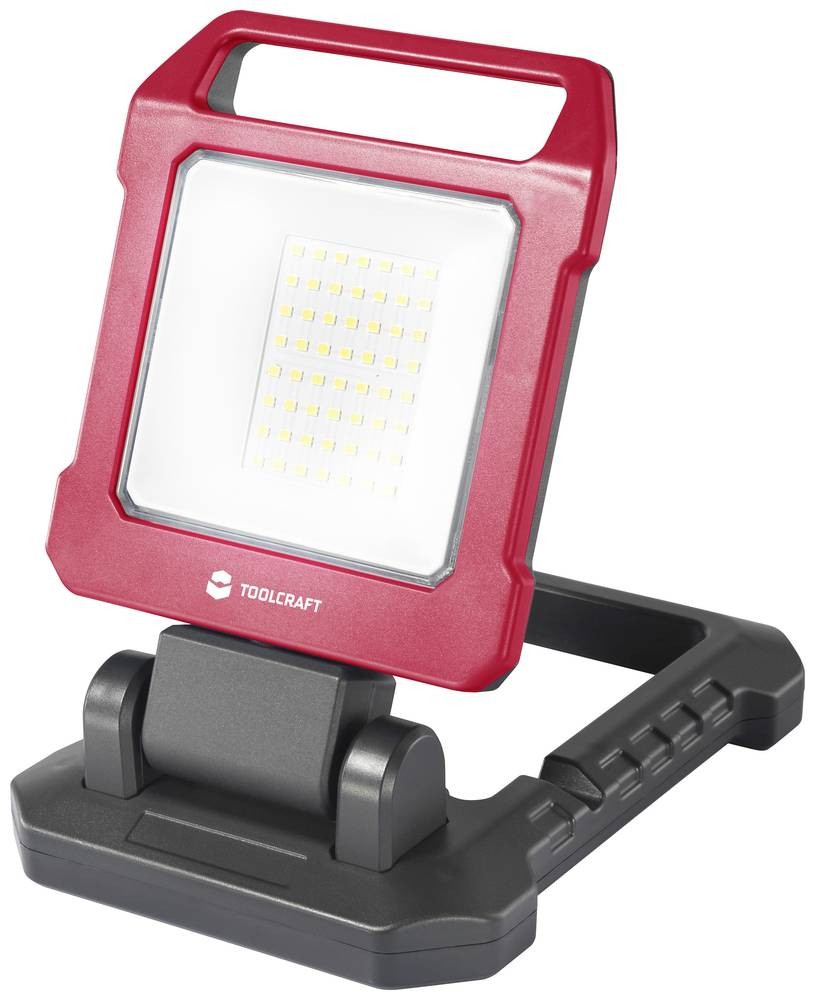 TOOLCRAFT LED-Baustrahler 20W (Schweizer Netzstecker) Natur white TO-