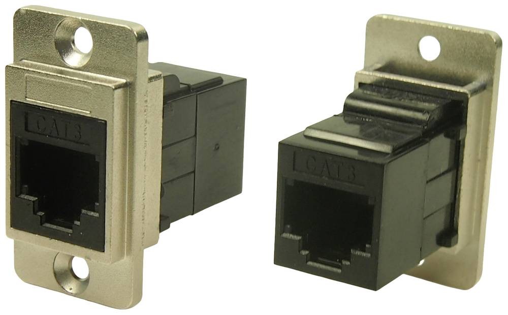 Cliff CP30724M DUALSLIM METALL CAT3 RJ12 CSK CP30724M Adapter, Einbau