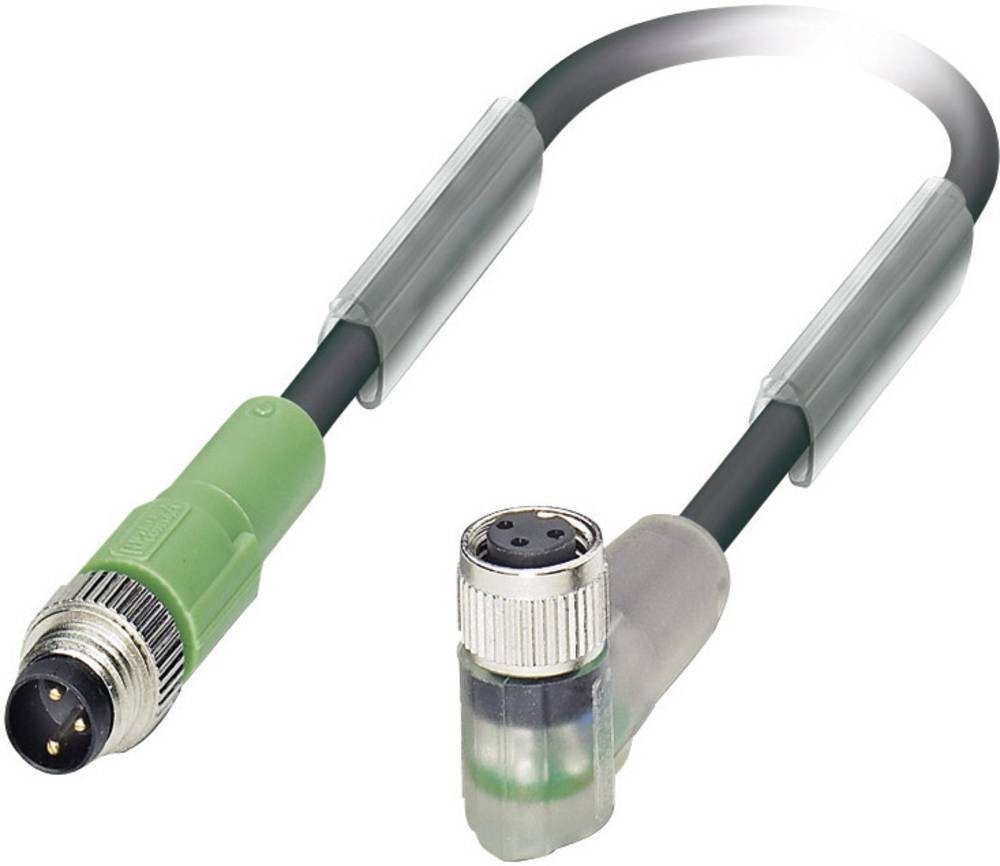 Phoenix Contact M8/M8 Verbindungsleitung con LED 1xStift/1xhembra