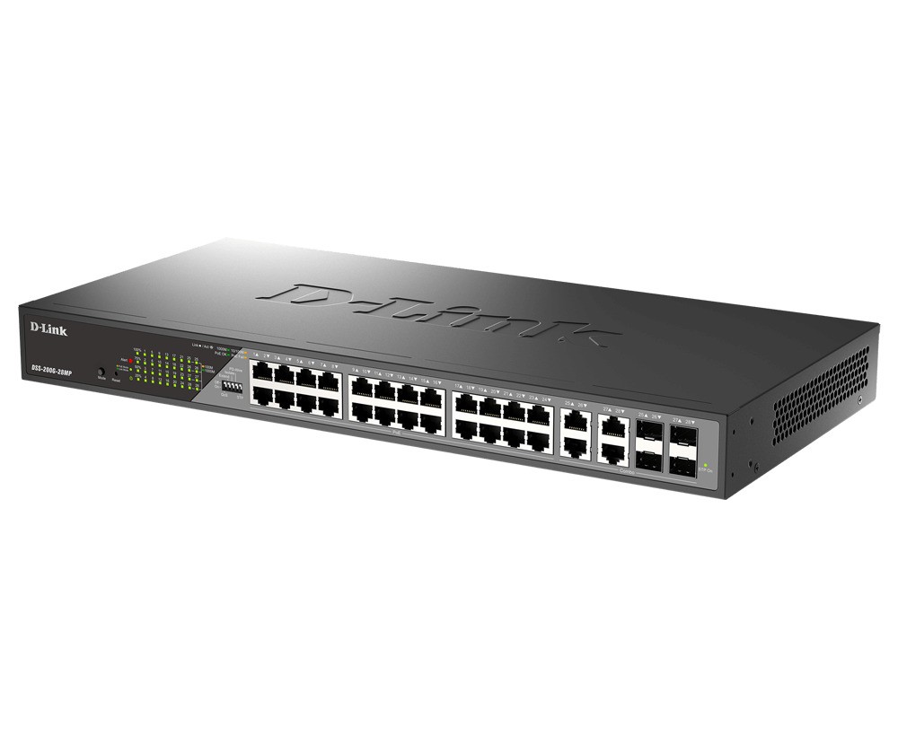 D-Link DSS-200G-28MPP network switch Managed L2 Gigabit Ethernet (10/